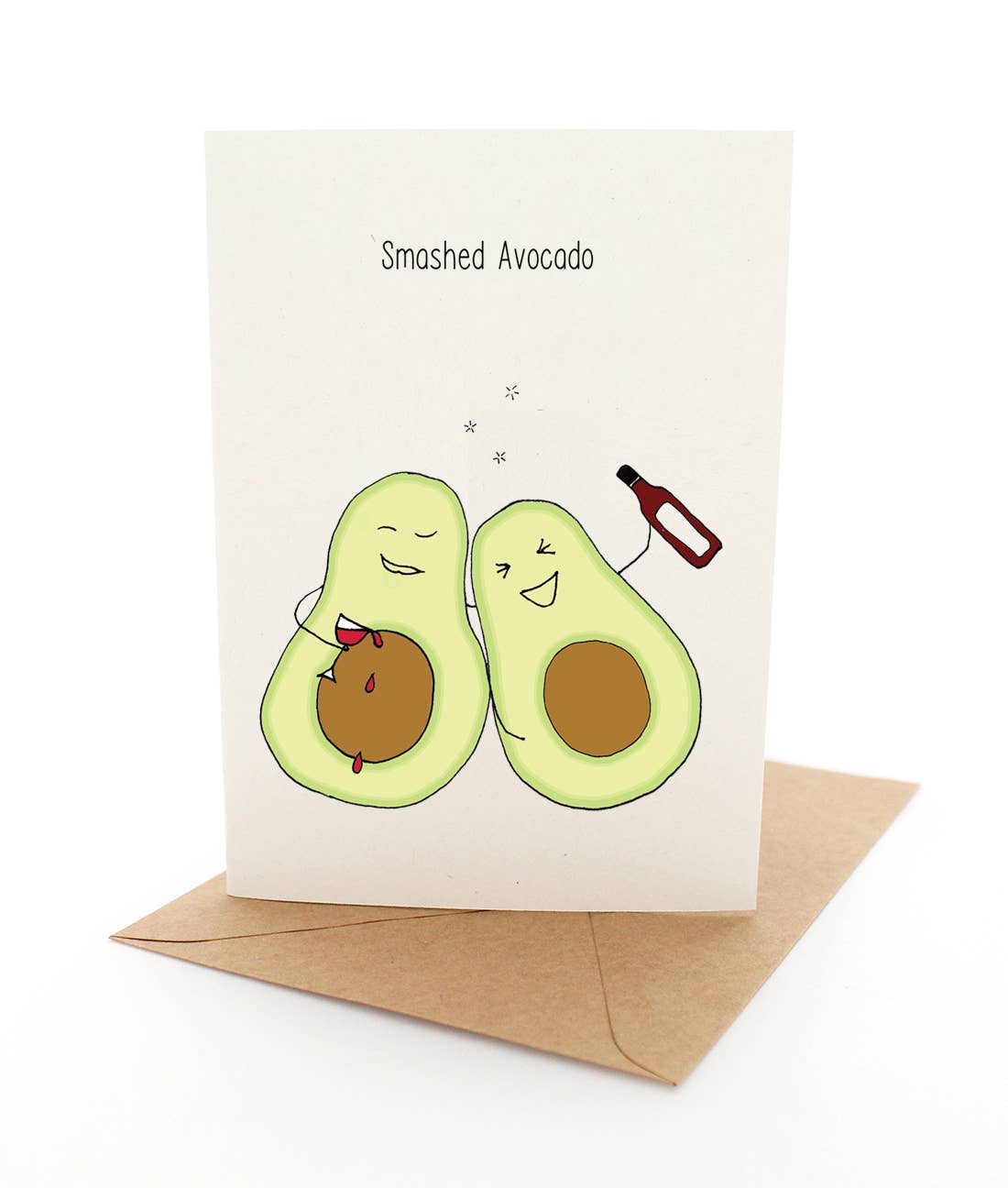 Punny Smashed Avo - Greeting Card