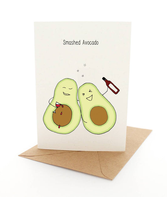Punny Smashed Avo - Greeting Card