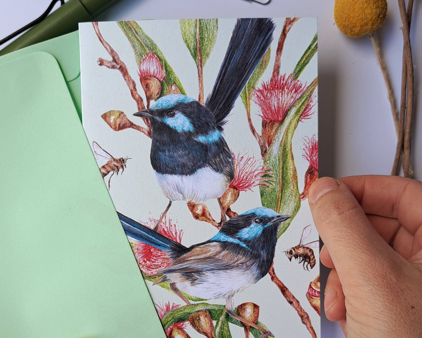 Superb Fairy-wrens Greeting Card