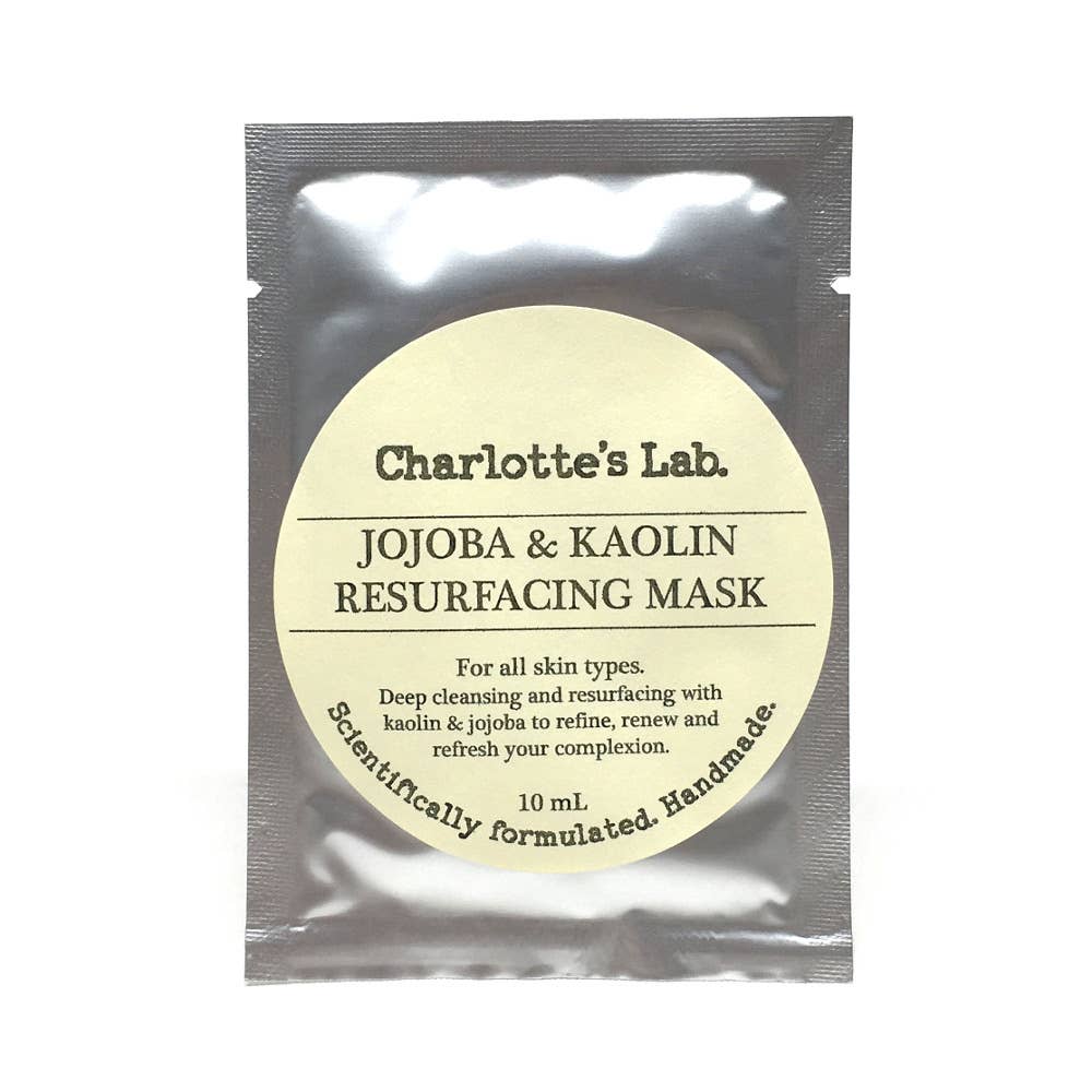 Jojoba & Kaolin Resurfacing Mask. Charlotte's Lab. Handmade in Australia.
