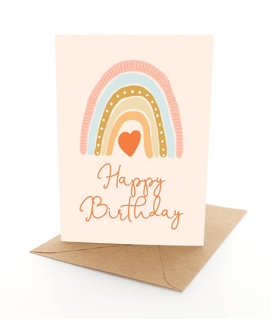 Love Rainbow Birthday - Greeting Card