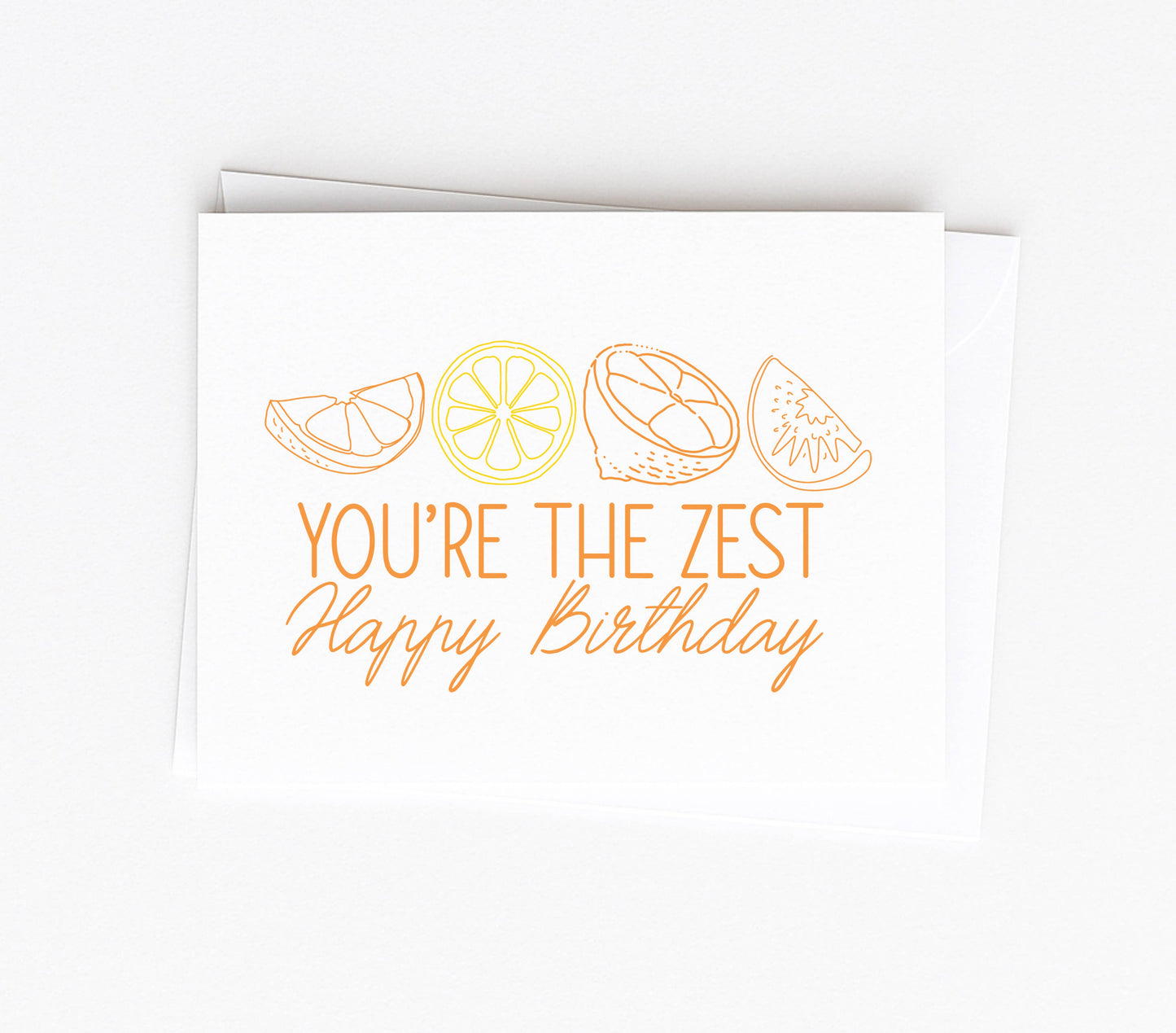 You're the Zest Birthday Card for Best Friend 