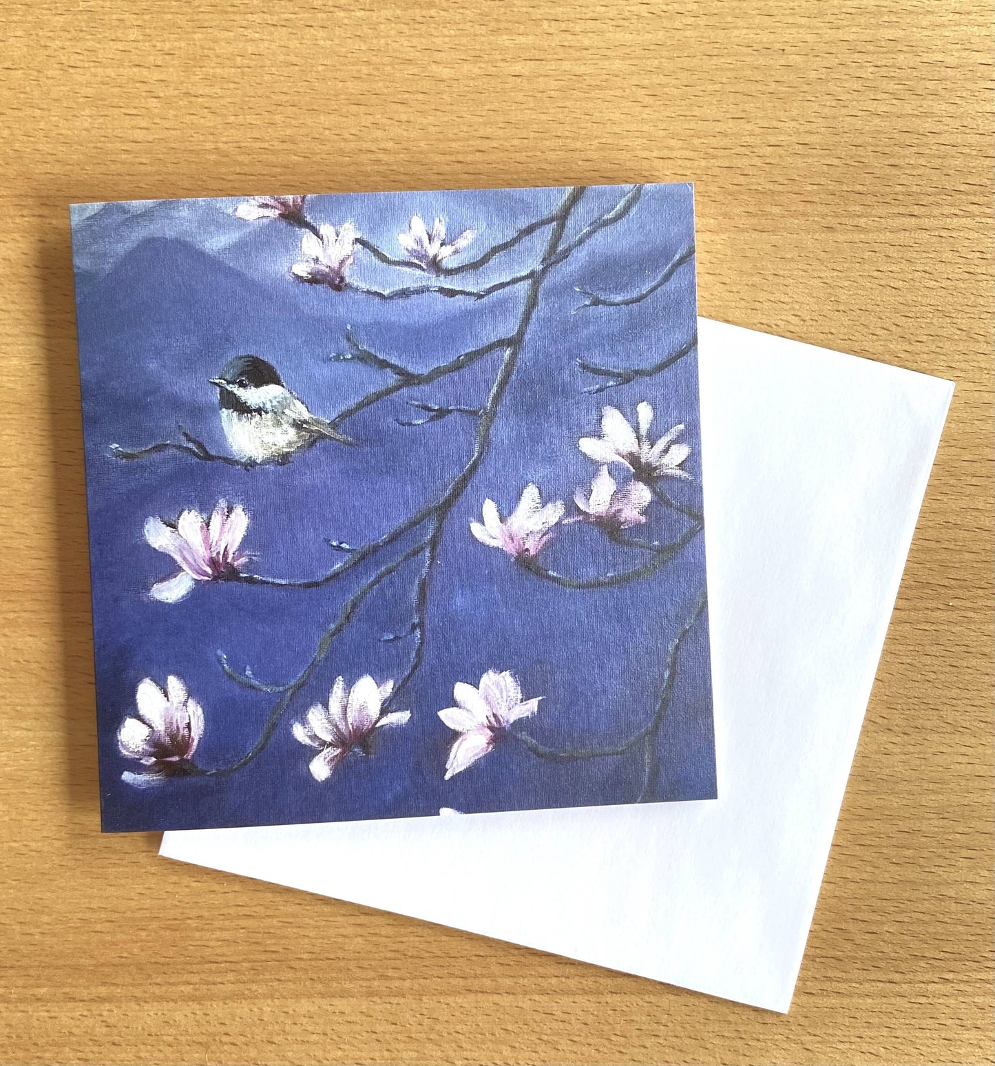 Mountain Magnolias Premium Greeting Card