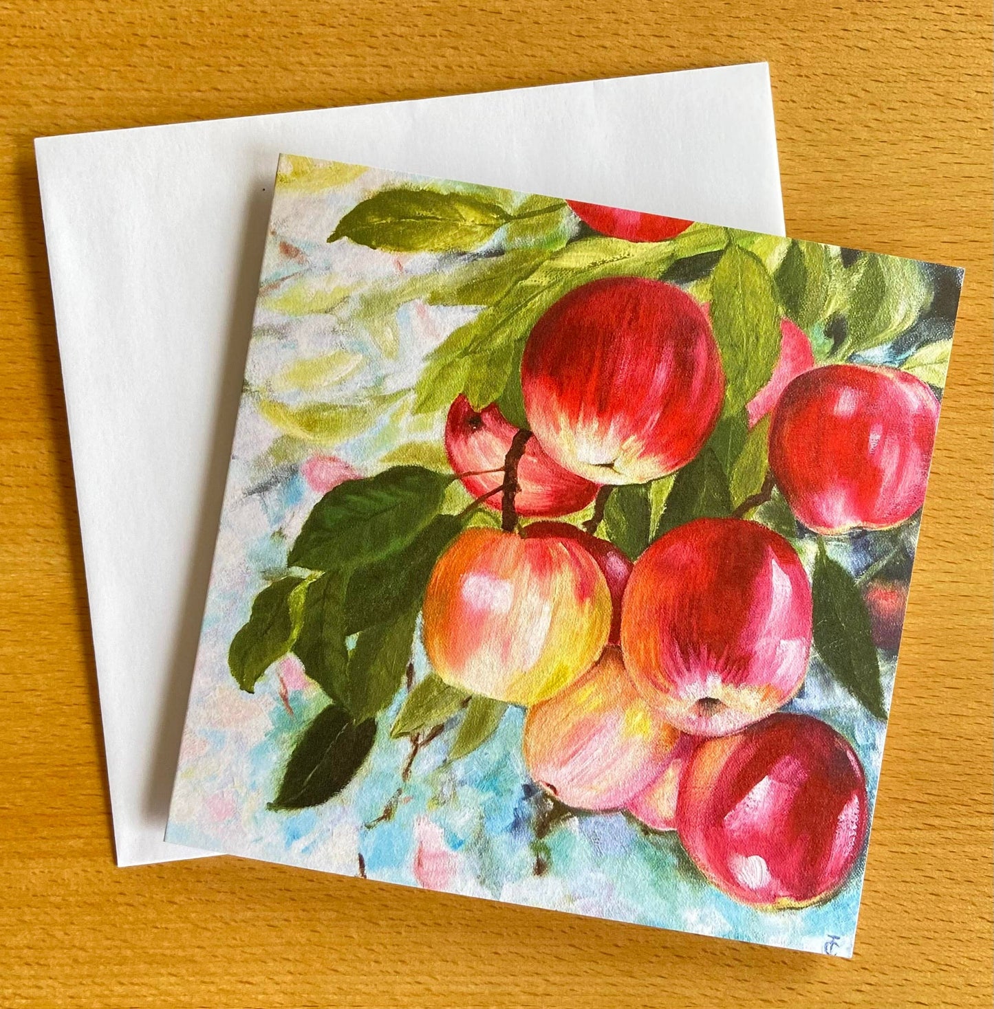 Summer Apples Premium Greeting Card