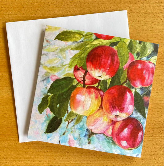Summer Apples Premium Greeting Card