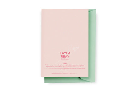 Galahs Greeting Card. Handmade in Australia.