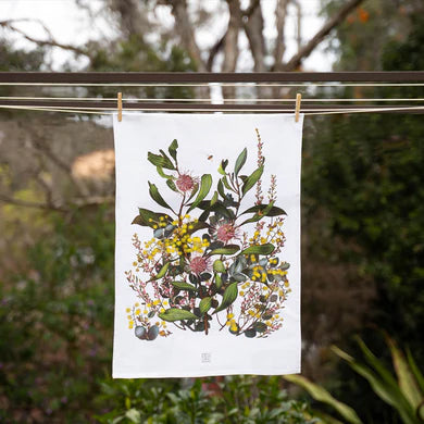 Bell Art Tea Towels. Thoughfully Designed in Australia