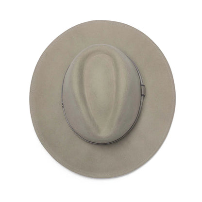 DEBORA HUTTON CANOPY BAY. CROYDON FELT FEDORA HAT, HANDMADE IN AUSTRALIA.