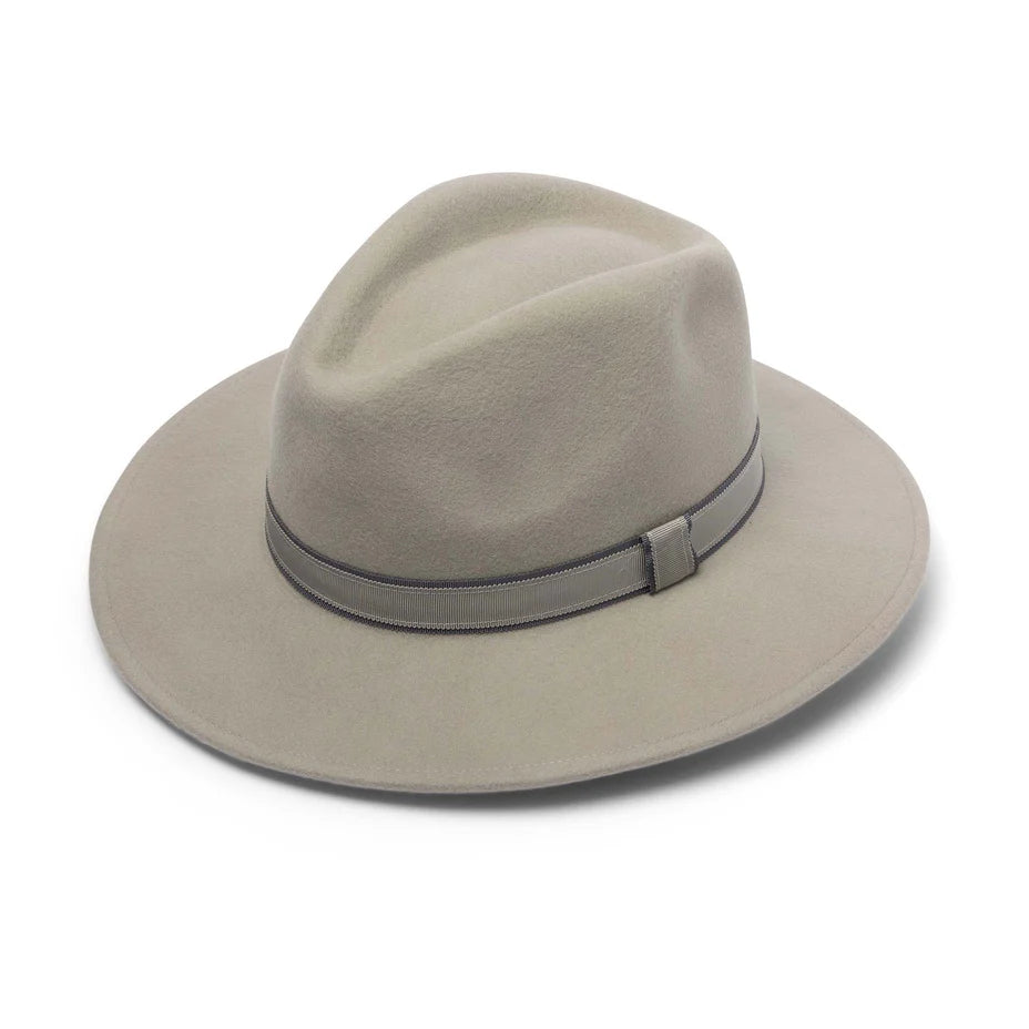 DEBORA HUTTON CANOPY BAY. CROYDON FELT FEDORA HAT, HANDMADE IN AUSTRALIA.