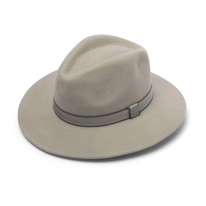DEBORA HUTTON CANOPY BAY. CROYDON FELT FEDORA HAT, HANDMADE IN AUSTRALIA.