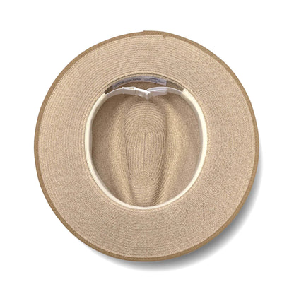 DEBORAH HUTTON CANOPY BAY. Mixed Wheat Portland Fedora Hat. Handmade in Australia