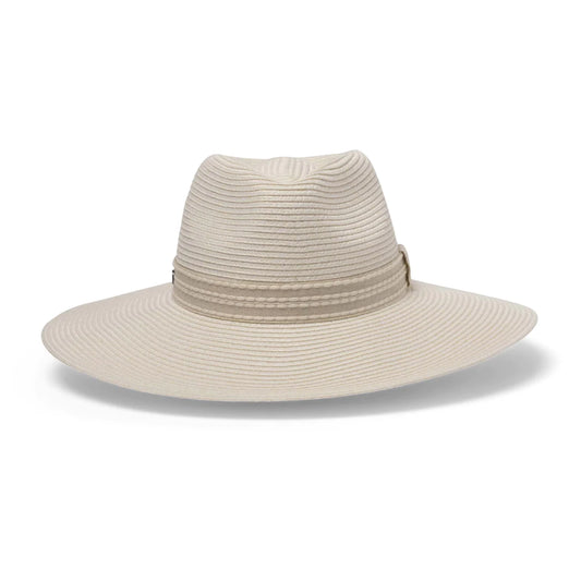 DEBORAH HUTTON CANOPY BAY. Whitehaven Ivory Fedora Hat. Handmade in Australia