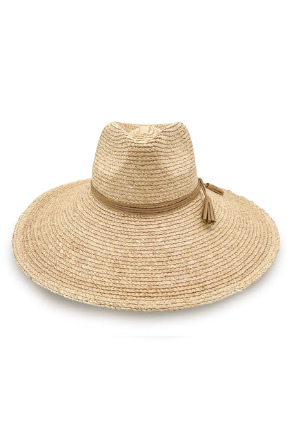 Deborah Hutton Canopy Bay. Kimberley Raffia Natural Hat. Handmade in Australia.