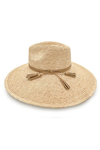 Deborah Hutton Canopy Bay. Kimberley Raffia Natural Hat. Handmade in Australia.