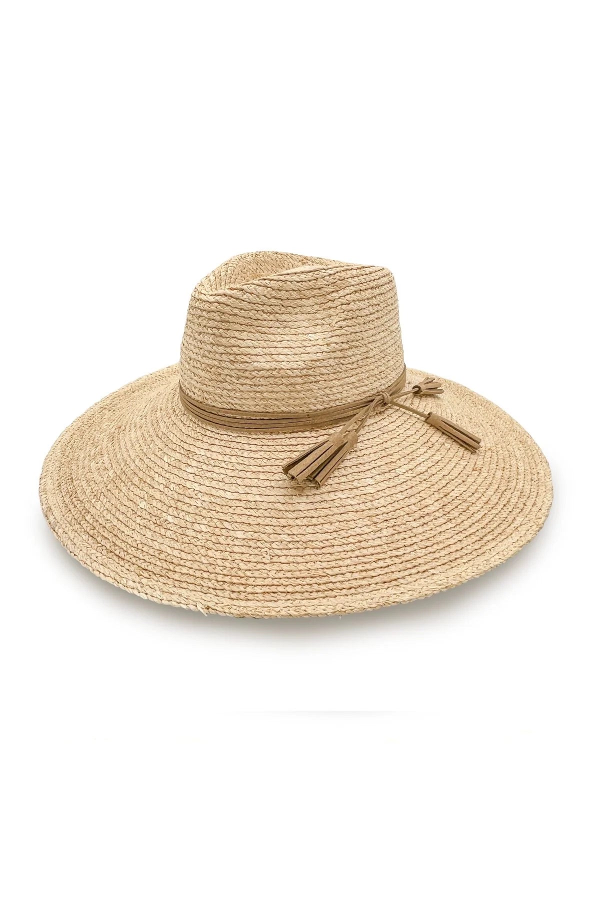 Deborah Hutton Canopy Bay. Kimberley Raffia Natural Hat. Handmade in Australia.