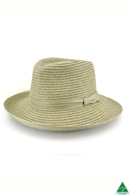 Deborah Hutton Canopy Bay Banksia Fedora. Handmade in Australia.