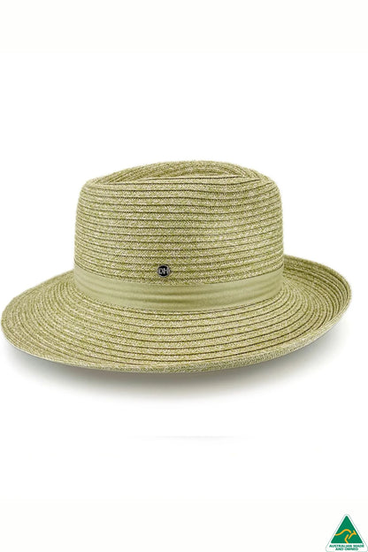 Deborah Hutton Canopy Bay Banksia Fedora. Handmade in Australia.