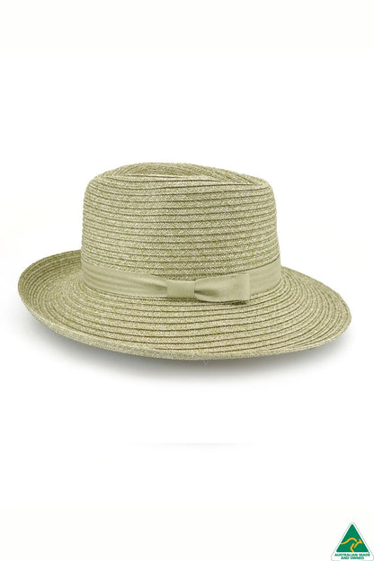 Deborah Hutton Canopy Bay Banksia Fedora. Handmade in Australia.