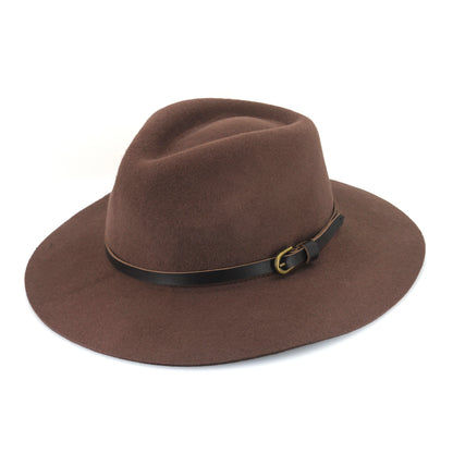 Evoke Hudson Felt Fedora - Wool Felt.