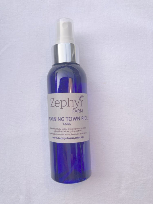 Zephyr Morning Town Ride. Sleep aid, Linen spray. Made in Australia.