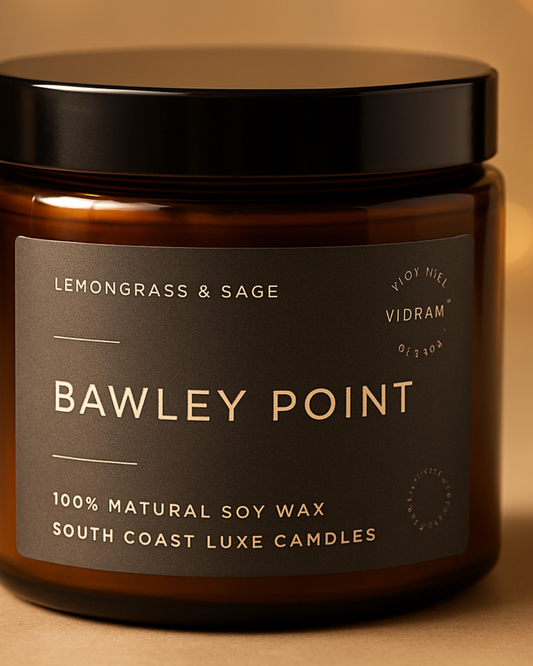 Bawley Point Candle. Handmade in Milton NSW, Australia
