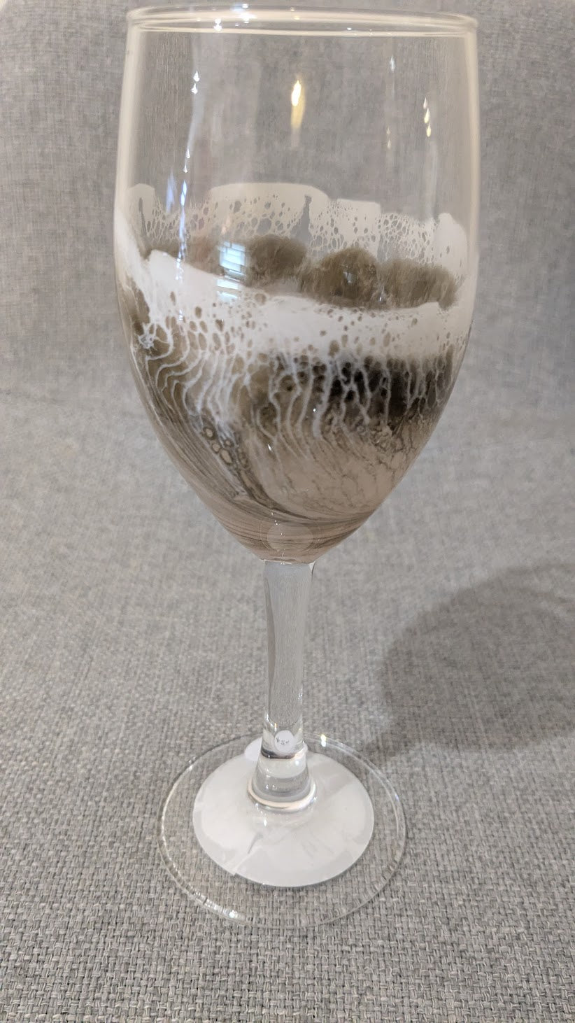 Glassware, Wine Glases, Sparkling Wine Glasses, Resin. Handcrafted in Australia