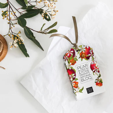 Aroma Bloq - Pear Blossom & Pomegranate. Handmade in Australia