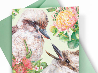Laughing Kookaburra Greeting Card
