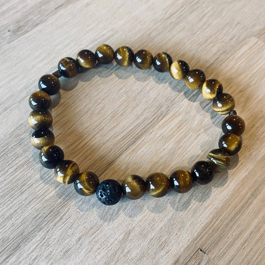Tigers Eye 8 | Protection | Aroma Bracelet