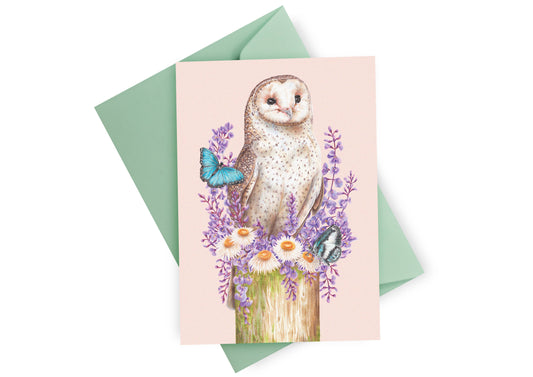 Australian Masked Owl Greeting Card