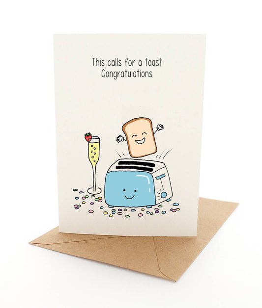 Punny Toast - Greeting Card