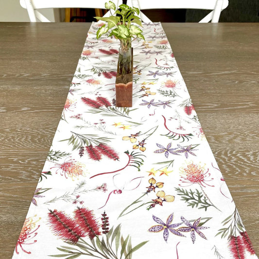 Australian Natives Table Runner. Handmade in Australia
