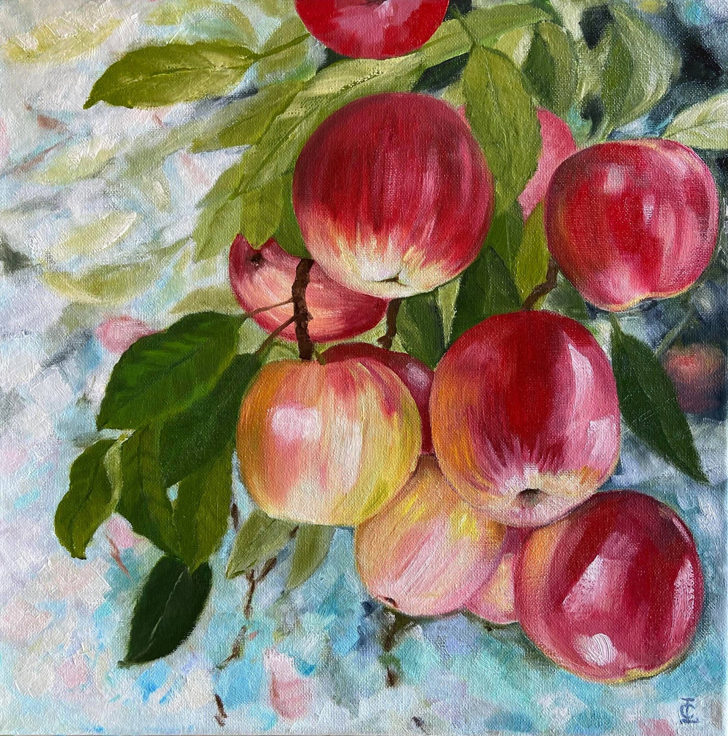 Summer Apples Premium Greeting Card