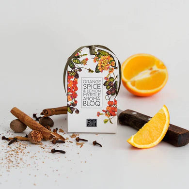 Aroma Bloq - Orange Spice and Lemon Myrtle. Handmade in Australia