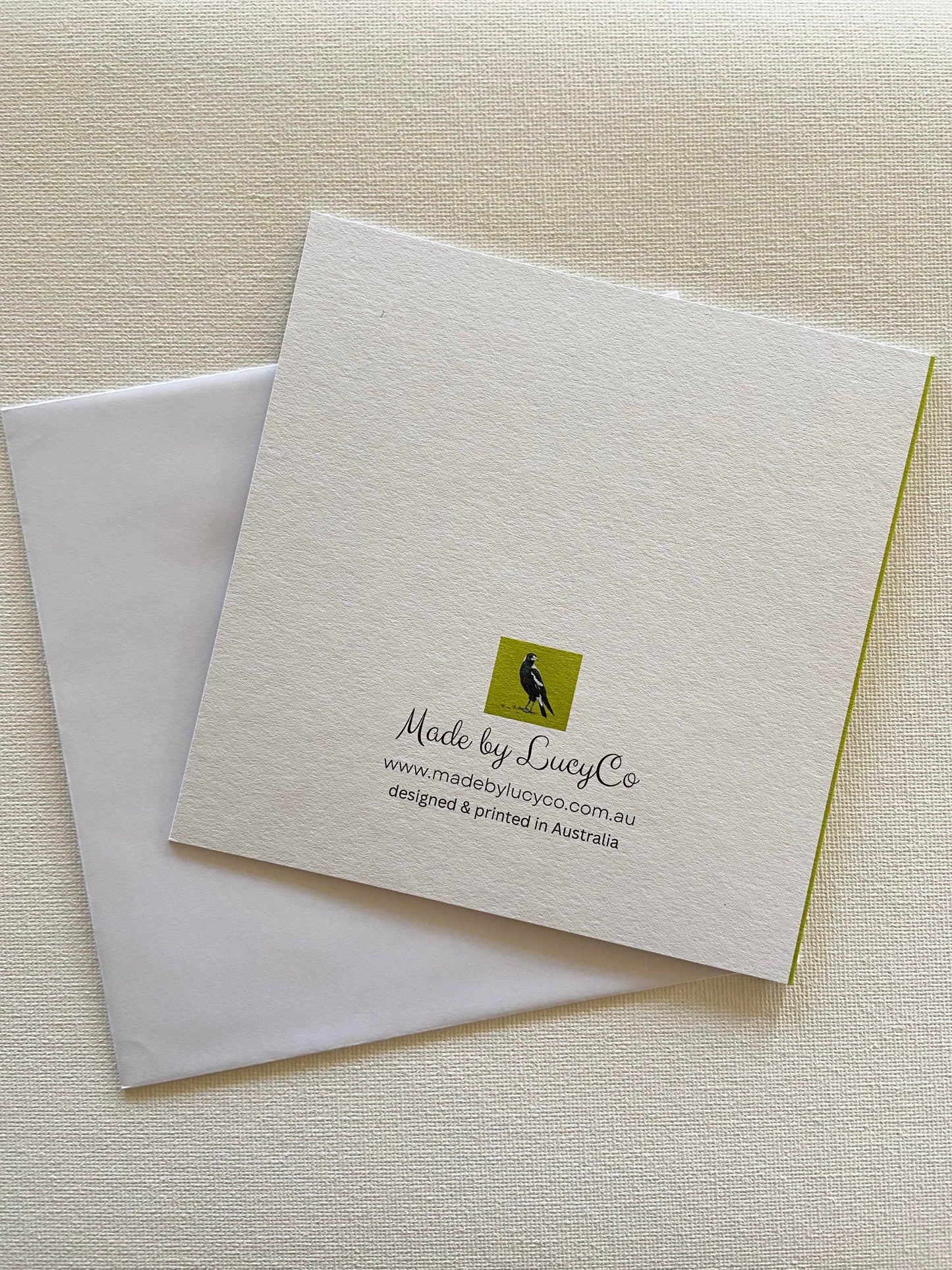Bluebirds and Blossoms Premium Greeting Card