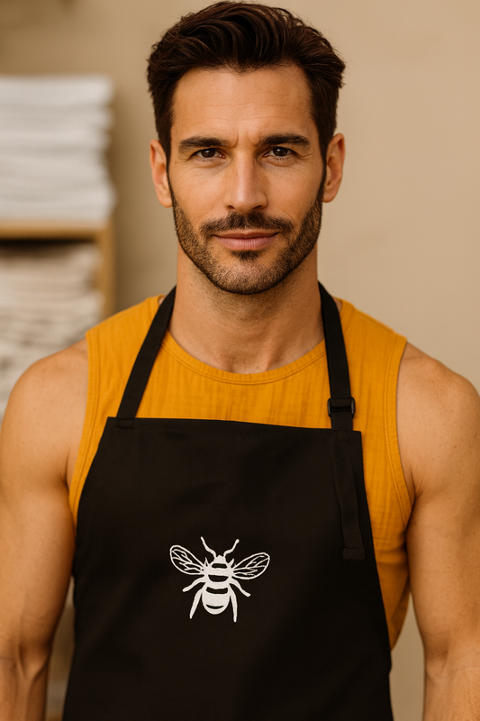 Bee Apron Black