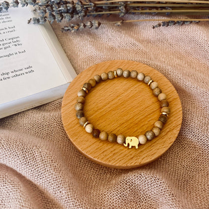 Aroma Bracelet | Gold Elephant