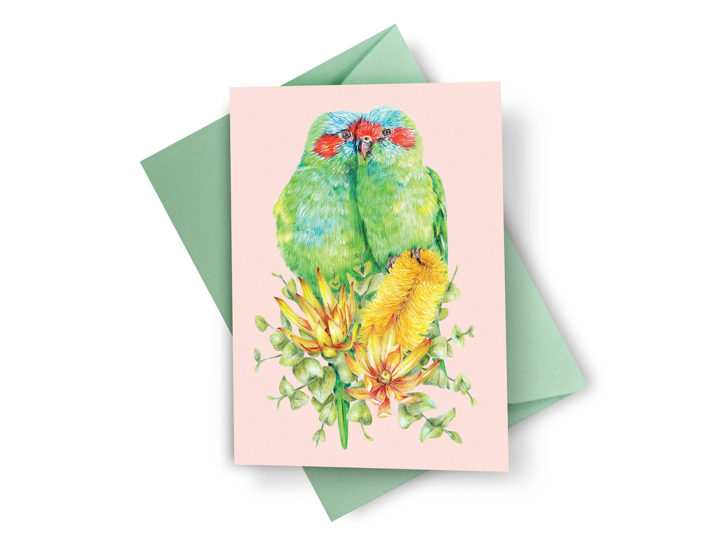 Musk Lorikeets Greeting Card