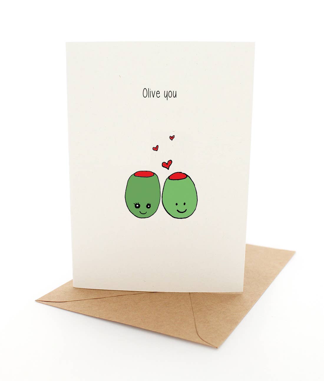 Punny Olives - Greeting Card