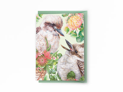 Laughing Kookaburra Greeting Card