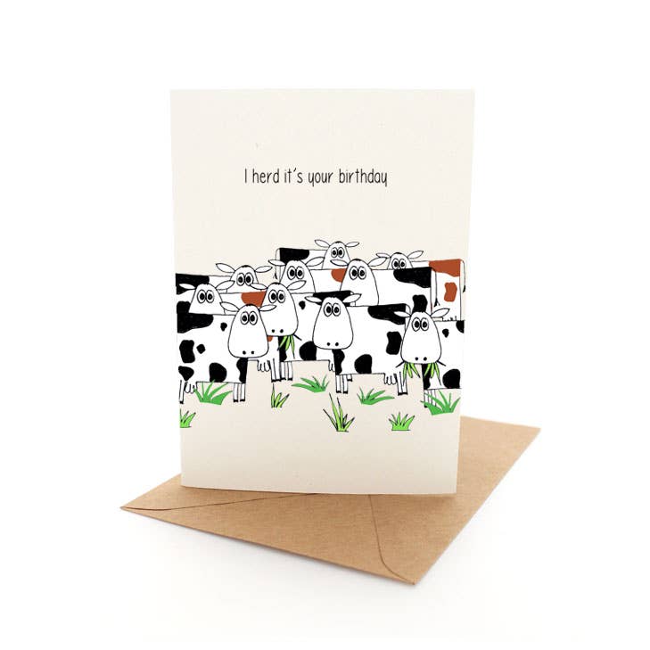 Punny Herd - Greeting Card