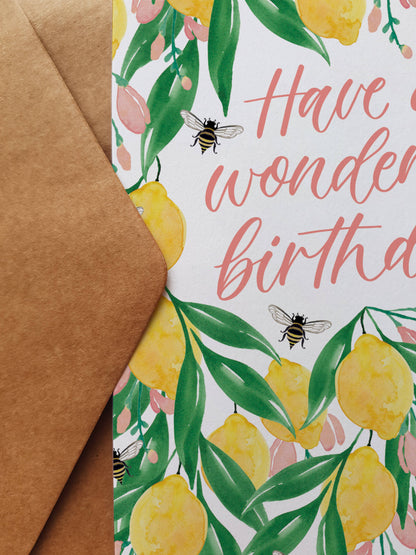 Have A Wonderful Birthday - Greeting Card Happy Birthday