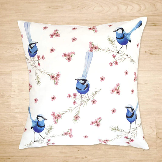Australian Kookaburra Cushion Cover 45cmx45cm. Handmade in Australia