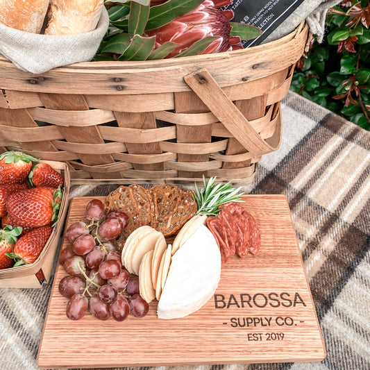 Large Tasmanian Oak Serving Board - Handmade in Australia
