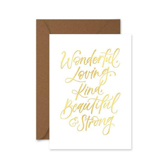 Wonderful, Loving